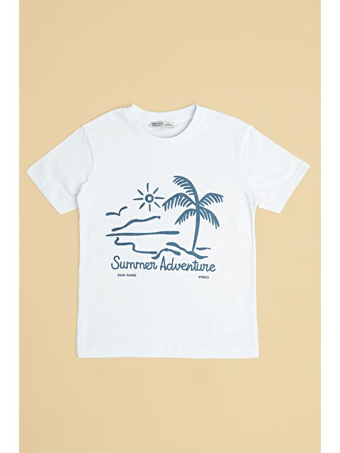 Fullamoda Summer Adventure Baskılı Erkek Çocuk Tişört