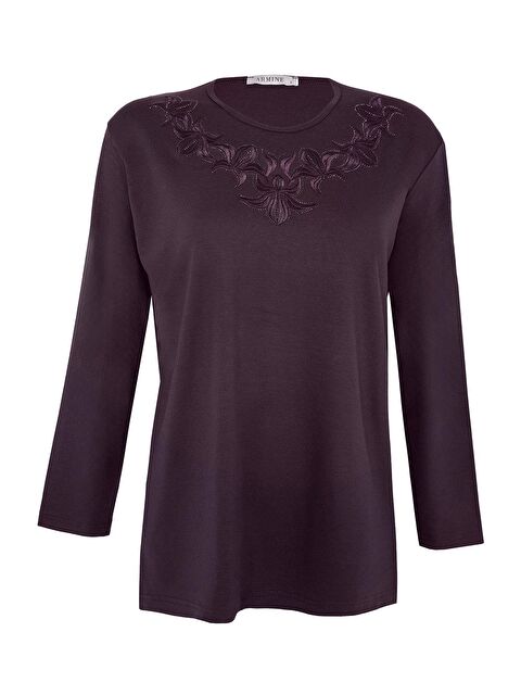 ARMİNE Penye 24Yd9017 Mürdüm - S000354352-20042