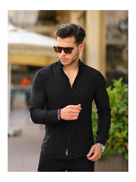 Comstar Cepsiz A Kalite Keten Slim Fit Gömlek