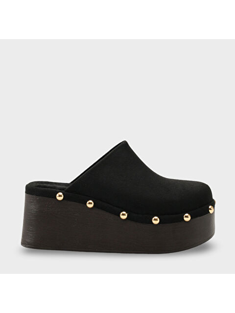 Capone Outfitters Marlane Dolgu Topuklu Kapalı Burunlu Kadın Sabo Terlik