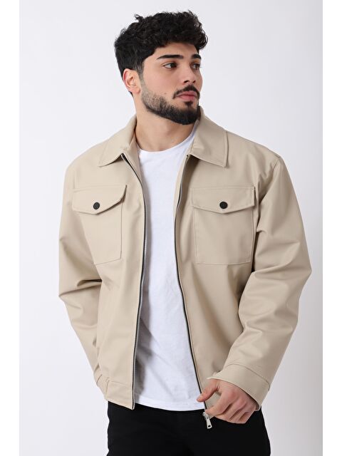 Stilkombin Bel Lastikli Kapaklı  Suni Deri Mont PLDP 2998_50447 - S000362152-19966