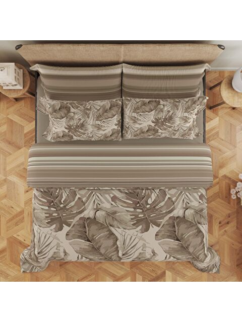 Evmila Baskılı,Desenli Çift Kişilik Nevresim Takımı (ÇARŞAFSIZ) 200x220 cm - S000244384-23173