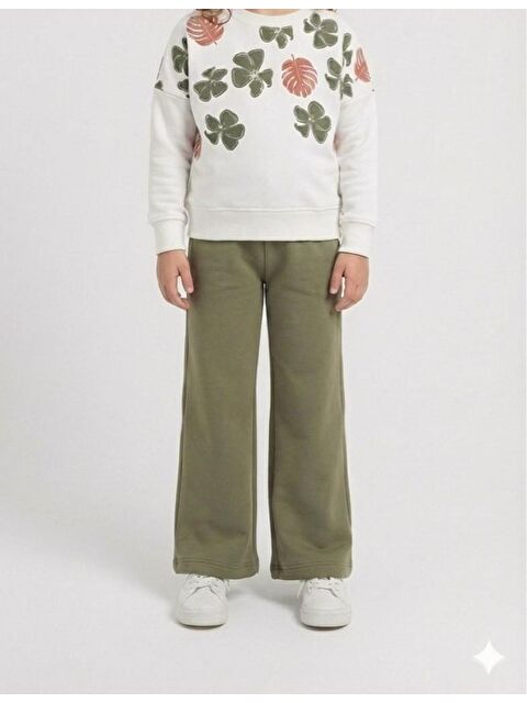 Little Star Çiçek Desenli Kız Çocuk Eşofman Takımı - S000451961-18194