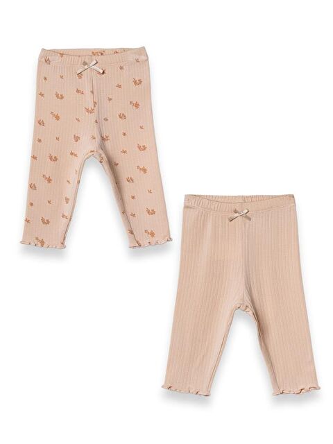 BabyCosy Organic  Bebek 2li Pantalon %100 Organik Pamuk , Bebek - Yenidoğan- CSYM31131