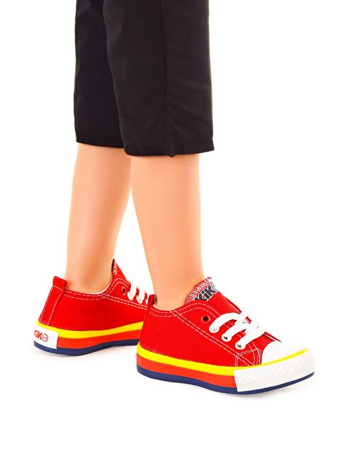 Kiko Kids Tinna Bağcıklı Erkek Bebek Keten Spor Ayakkabı - S000216436-20045