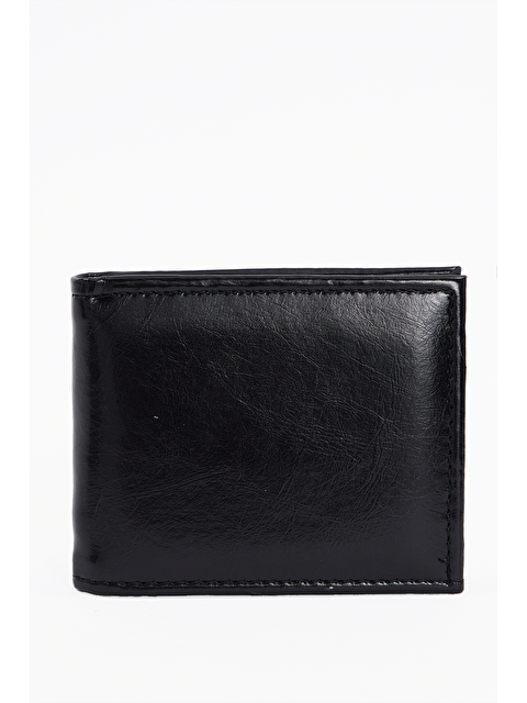 TUDORS Vegan Deri Erkek Siyah Cüzdan - S000519106-19351