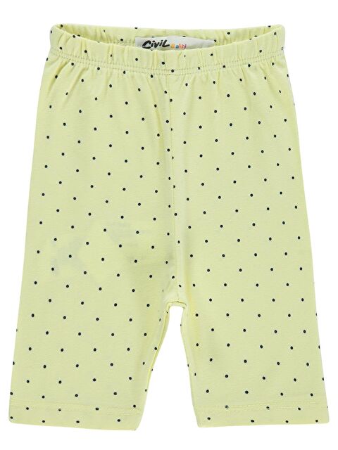Civil Baby Orta Boy Puan Empirme Kapri 6-18 Ay Tayt - Sarı