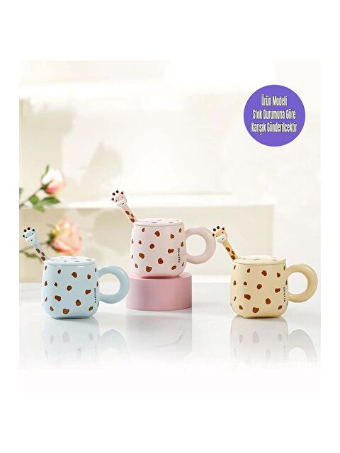 Bam Hediyelik Eşya Zürafa Temalı Seramik Kupa