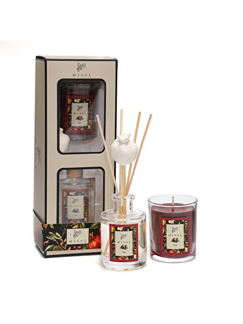 Missi Yılbaşı Nar Hediye Seti (Oda kokusu&Vegan Mum) - S000458012-19951