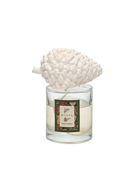 Missi Yılbaşı 200 ml Kozalak Seramik Taşlı Oud Vanilya Oda Kokusu - S000458017-19965