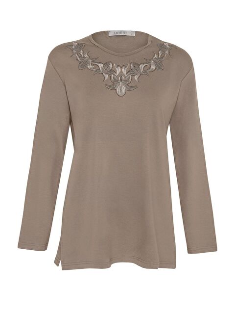 ARMİNE Penye 24Yd9017 Vizon - S000354352-26429