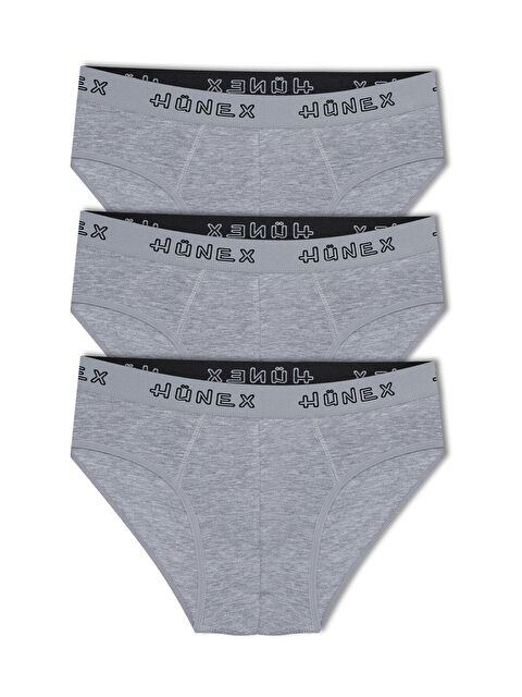 Hnx Pamuklu Erkek Slip Külot 3'lü - S000126953-20600