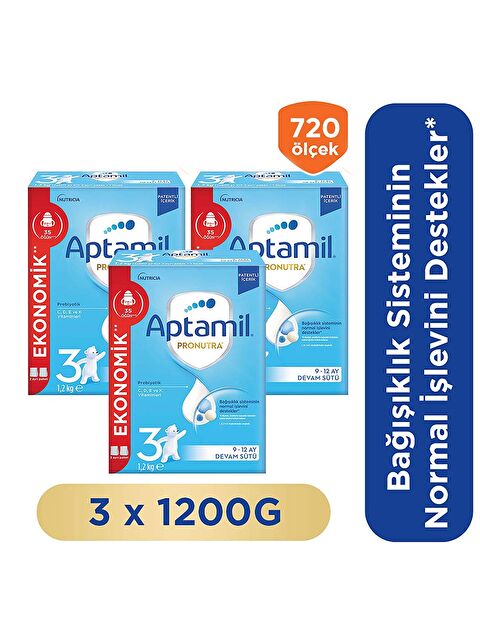 Aptamil 3 Prebiyotikli Devam Sütü 1200 Gr X3 Adet 3600 Gr - S000433761-10231