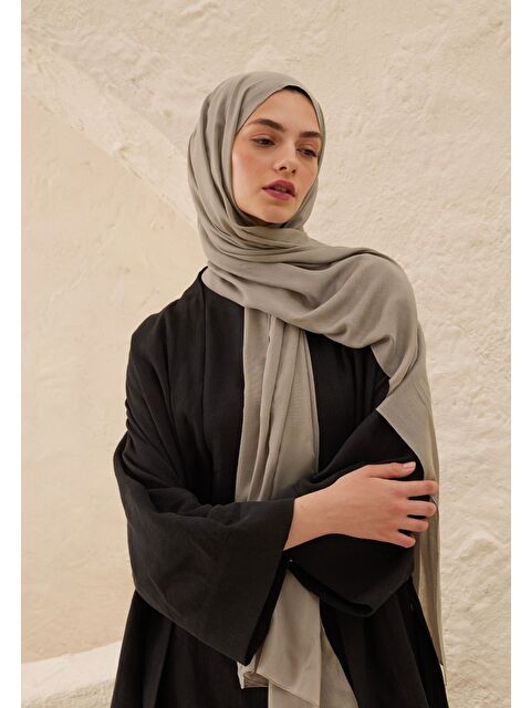 Fresh Scarfs Rami Viskon Şal Füme - S000420268-33408