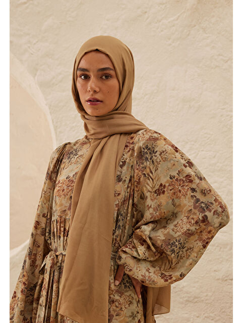 Fresh Scarfs Rami Viskon Şal Bisküvi - S000420268-4280