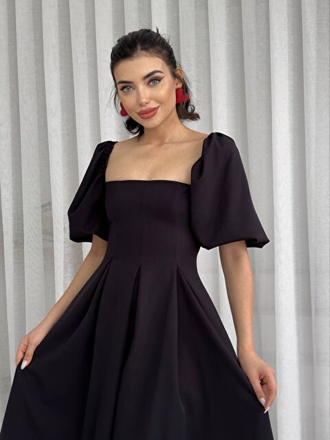 Jane's Benjamin Çan Etekli Midi Boy Elbise - S000527715-19351