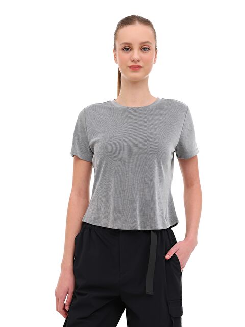 Lumberjack WL 11PINKY 6FX Siyah Kadın Kısa Kol T-Shirt - S000522971-19351