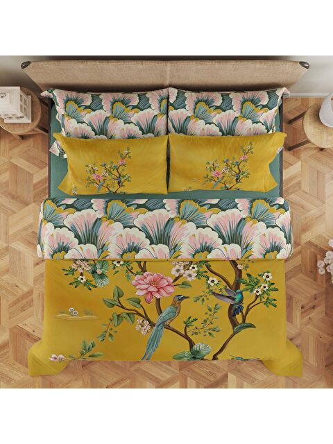 Evmila Baskılı,Desenli Çift Kişilik Nevresim Takımı (ÇARŞAFSIZ) 200x220 cm - S000244388-23173