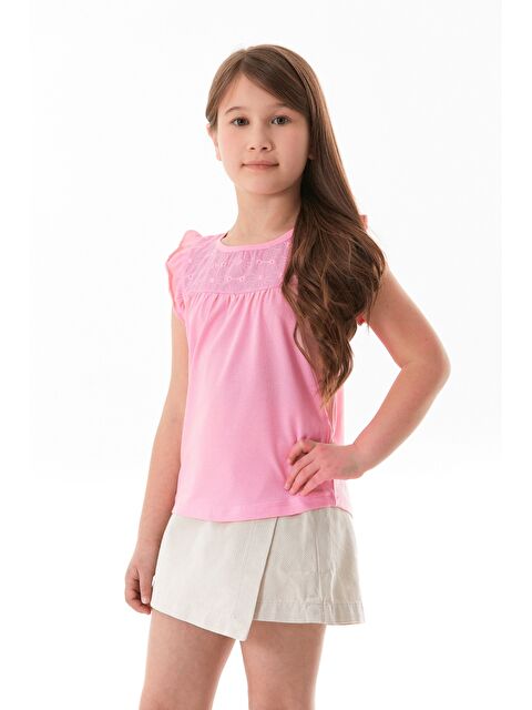 Fullamoda Dantel Detaylı Kız Çocuk Bluz - S000380699-20024