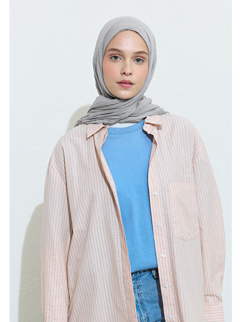 Fresh Scarfs Pamuklu Keten Şal Chıa Seed Puddıng - S000420027-20600