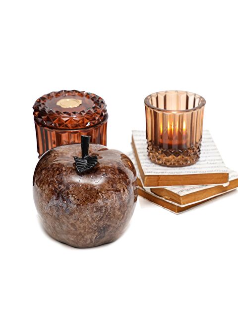Missi Dekoratif Amber Apple Heykel (16 cm) - S000458027-19413