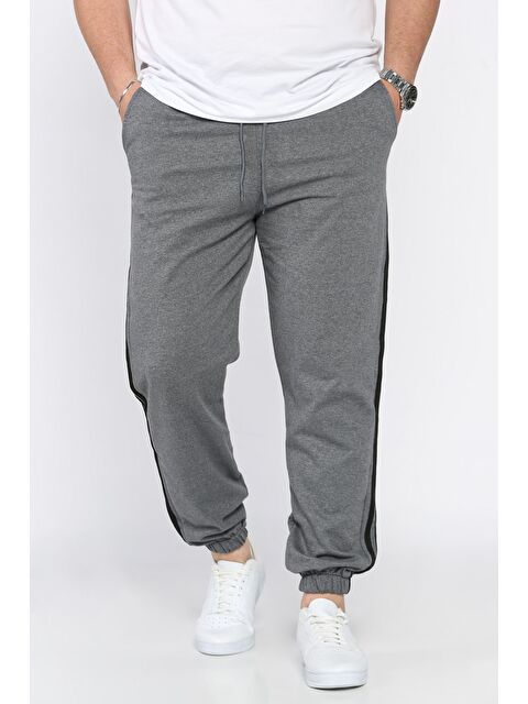 Mishar İtalia Erkek Bel Ve Paça Lastikli Yan Şerit Detaylı Jogger Eşofman Altı - S000399924-20600