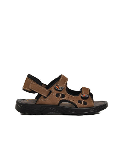 Ayakmod Kum Nubuk Hakiki Deri Erkek Sandalet 1405 M - S000369148-37339