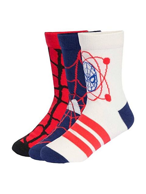 Adidas Marvel Spider Man 3' lü Çocuk Çorap