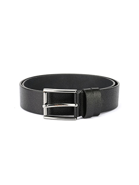 Lumberjack GM ALEX HAKIKI DERI 5PR Siyah Erkek Kemer - S000433790-19351