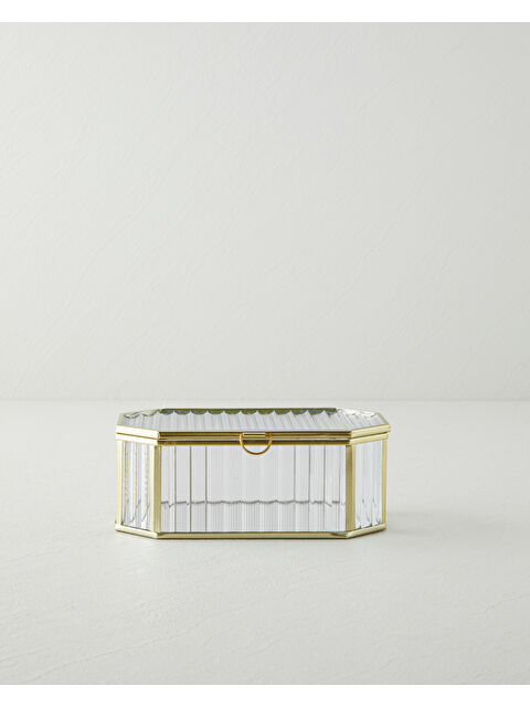 English Home Rasia Dekoratif Kutu 18x11,5x7 cm Gold - S000487187-20076