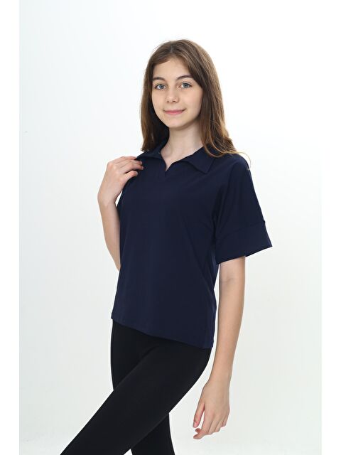 Toontoykids Kız Çocuk Okul Polo Yaka Tişört - S000401424-21164
