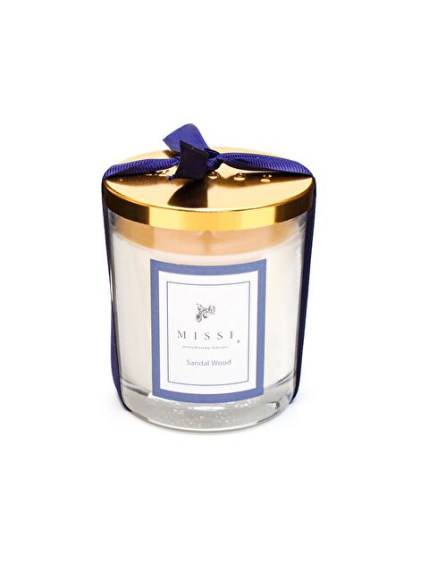 Missi Kapaklı Sandal Wood Kokulu Vegan Mum(140 gr) - S000157096-19965