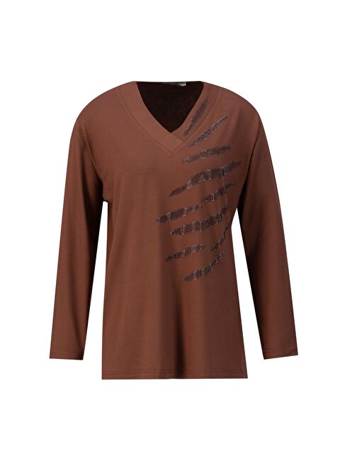 ARMİNE Penye 24Yd9014 Kahverengi - S000352802-19413