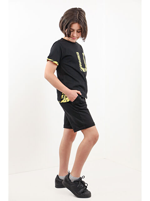 Toontoykids Erkek Çocuk Nakışlı Şortlu Takım - S000270645-20067