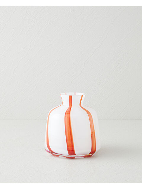 English Home Andora Cam Vazo 13 cm Kırmızı - S000481451-20045