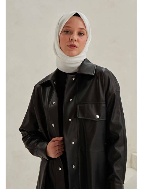 Fresh Scarfs Modal İpek Eşarp Beyaz - S000458035-20063