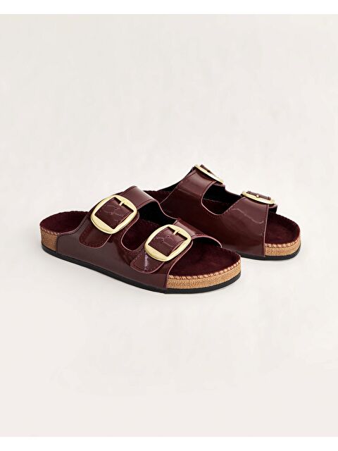 Chirpy Kadın Yazlık Çift Tokalı Terlik - BUSY