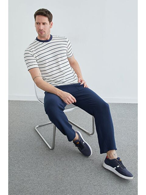 Fullamoda Beli Lastikli Müslin Kumaş Pantolon - S000514876-21164