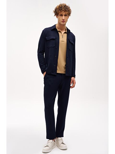 igs Erkek Lacivert Slim Fit / Dar Kalıp Takım Elbise - S000490288-21164