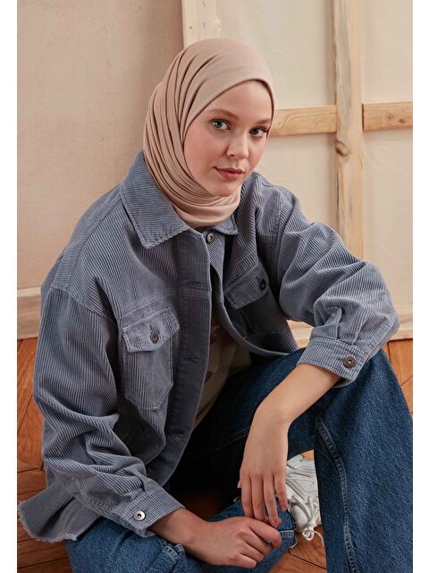 Fresh Scarfs Penye Şal Toz Pembe - S000420272-23490