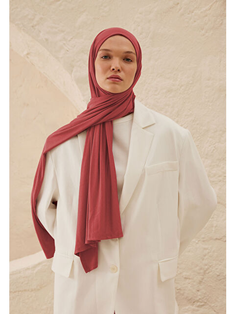 Fresh Scarfs Penye Şal Pancar Tozu - S000420272-20624