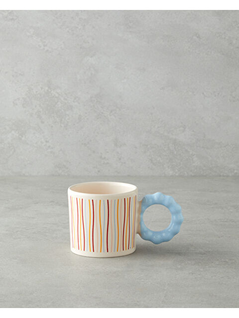 English Home Stripe Flow Seramik Kupa 260 ml Renkli - S000436459-37243
