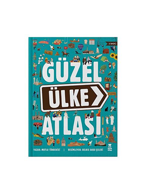 Taze Kitap Güzel Ülke Atlası Mutlu Tönbekici - S000340133-10231