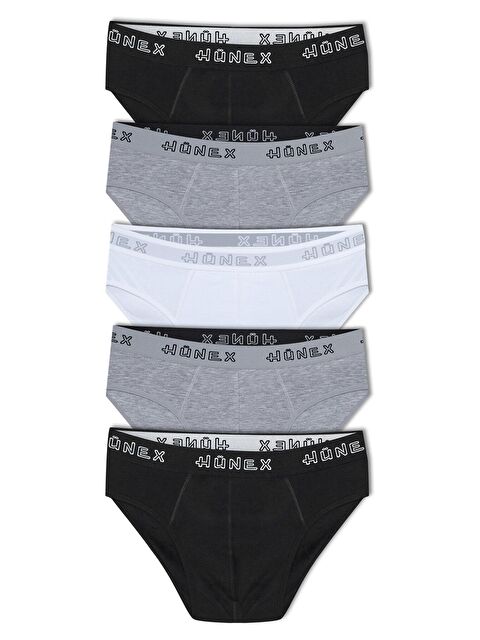 Hnx Pamuklu Erkek Slip Külot 5'li - S000126945-3490