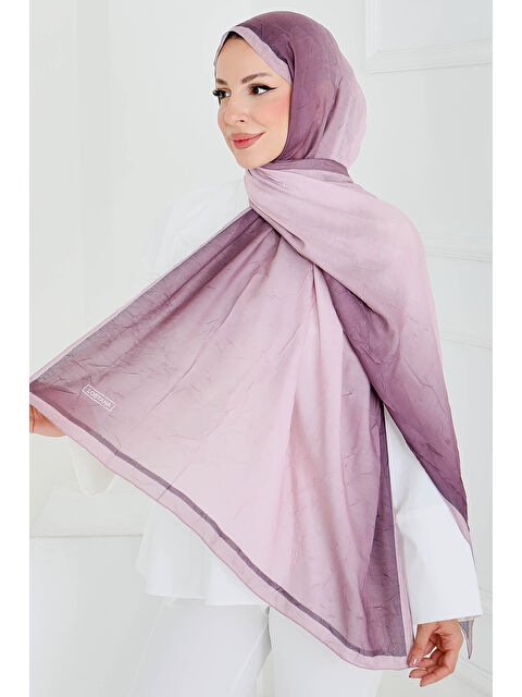 Tofisa Soft Degrade Bambu Crash Şal Pudra - 27915-PUDRA - S000463720-7152