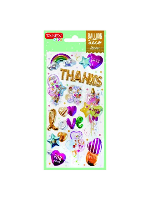 Tanex Kids Balloon Pullu Sticker 12 Parça (26002) - S000360359-23173