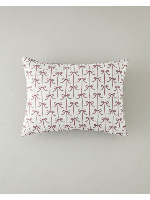 English Home Amaris Dolgulu Kırlent 35x50 cm Kırmızı - Bej