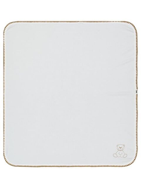 Civil Baby Ayıcık Baskılı Battaniye - Ekru Standart - S000488805-19965