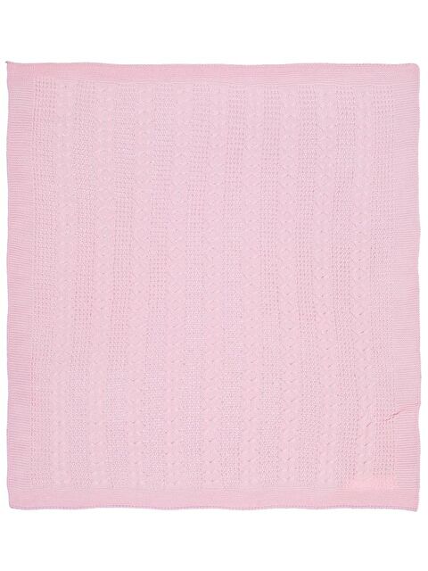 Civil Baby Saç Örgülü Düz Battaniye - Pembe Standart - S000488804-20024