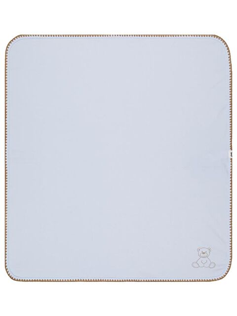 Civil Baby Ayıcık Baskılı Battaniye - Mavi Standart - S000488805-17234